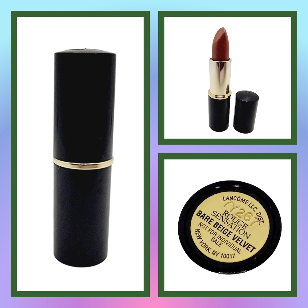 Lancome Bare Beige Velvet Lipstick - Rouge Sensation - New